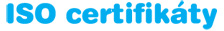 ISO certifikáty